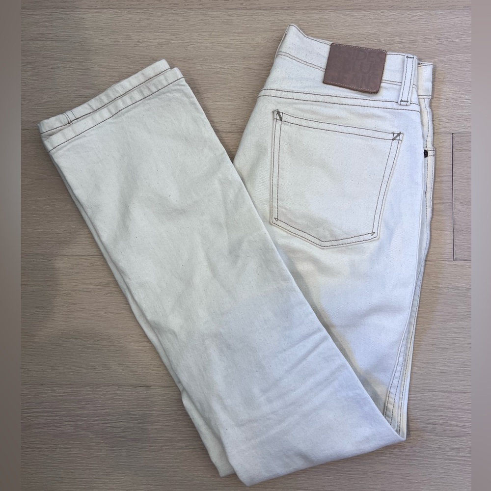 B SIDES Off White Kick Straight Jean